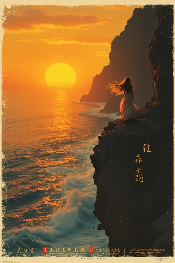 晚风与海